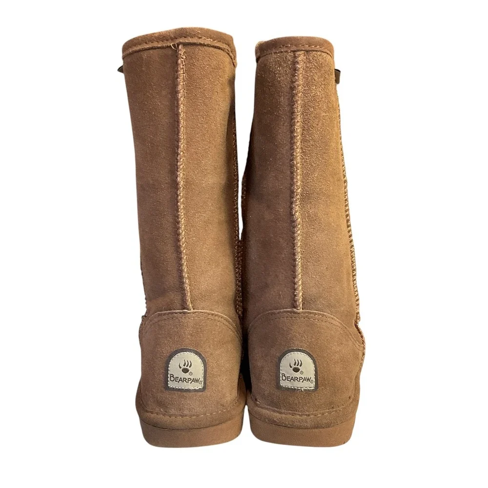 Bearpaw Women's Eva Short Hickory Winter Boots Size 10 Warm Cozy‎